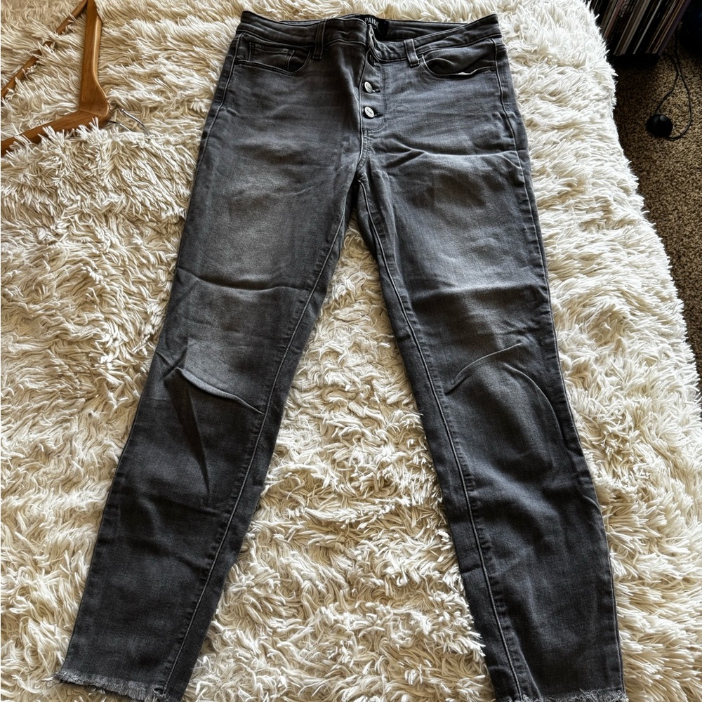 PAIGE Button up Gray Jeans